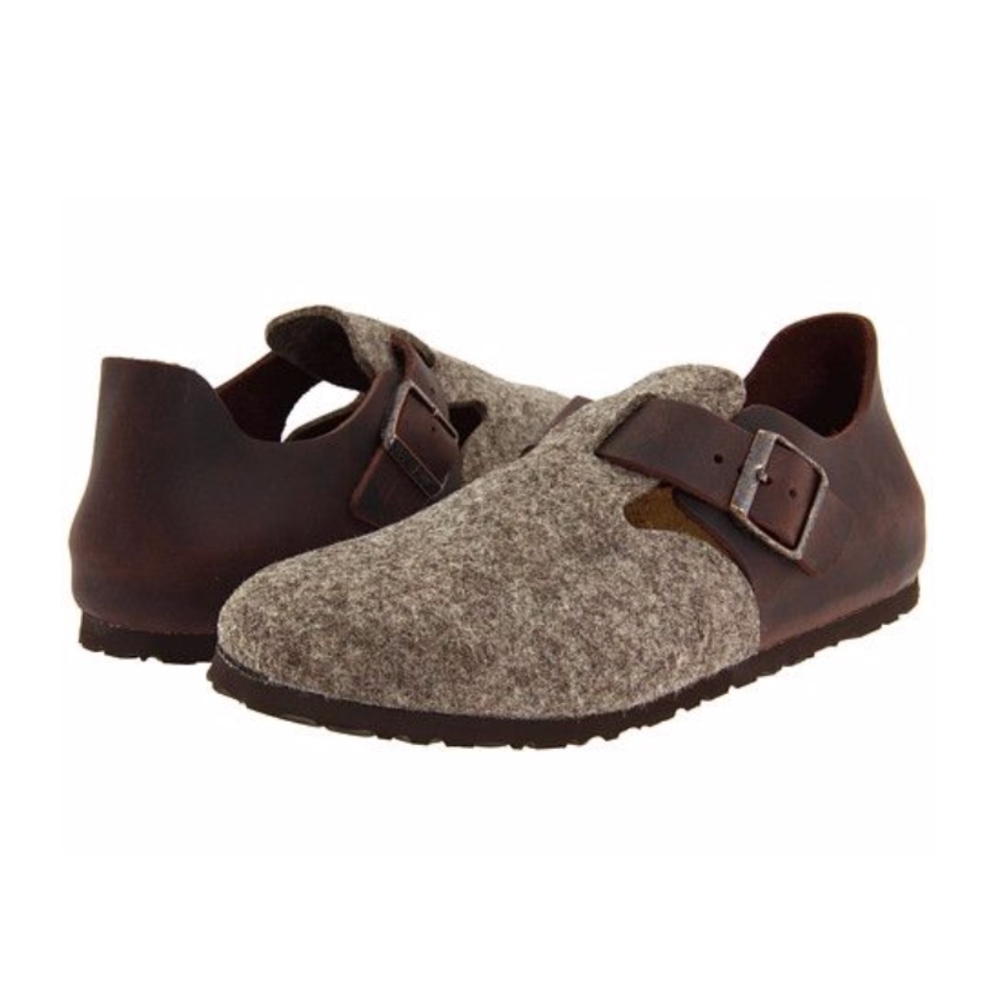 Birkenstock London Shoes Wool & Leather